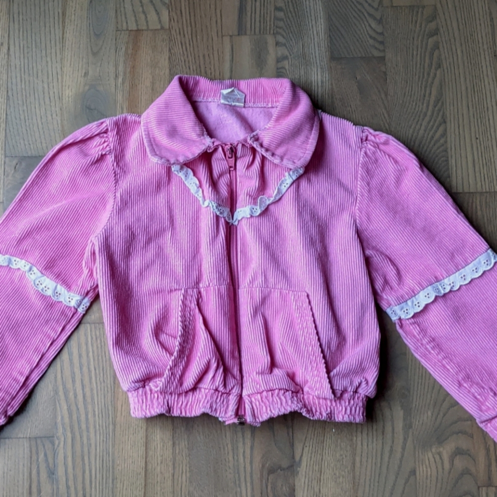 3M+ Vintage 80's Pink Corduroy Jacket
